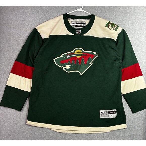 Men’s XL NHL Jersey Minnesota Wild Green “State of Hockey” Official Licensed - Picture 1 of 8
